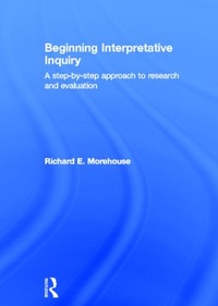 Enlarge image Cover: Beginning Interpretative Inquiry - Routledge