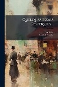 Cover: Quelques Essais Poetiques... - Nabu Press