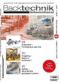 Abbildung von: Backtechnik international - Inger Verlag