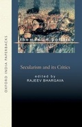 Cover: Secularism and Its Critics - OUP India