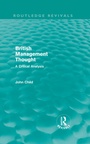 Cover: British Management Thought (Routledge Revivals) - Routledge