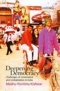 Cover: Deepening Democracy - OUP India
