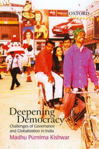 Enlarge image Cover: Deepening Democracy - OUP India