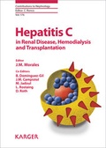 Cover: Hepatitis C in Renal Disease, Hemodialysis and Transplantation - S. Karger