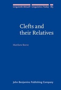 Enlarge image Cover: Clefts and their Relatives - John Benjamins Publishing Co