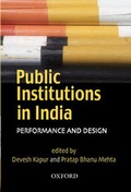 Cover: Public Institutions in India - OUP India