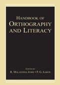 Cover: Handbook of Orthography and Literacy - Routledge