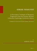 Cover: Seride Teshuvot - Brill