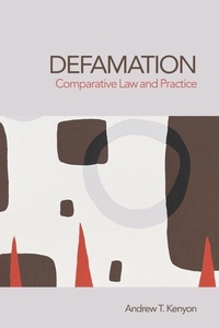Abbildung von: Defamation - Routledge Cavendish