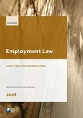 Cover: Employment Law 2008 - Oxford University Press