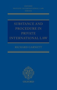 Abbildung von: Substance and Procedure in Private International Law - Oxford University Press