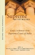Cover: Supreme But Not Infallible - OUP India