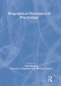 Cover: Biographical Dictionary of Psychology - Routledge