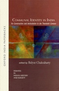 Cover: Communal Identity in India - OUP India