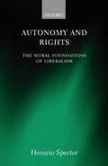 Cover: Autonomy and Rights - Clarendon Press