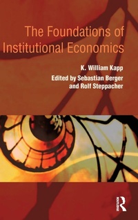 Enlarge image Cover: The Foundations of Institutional Economics - Routledge