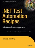 Cover: .NET Test Automation Recipes - APress