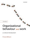 Cover: Organizational Behaviour and Work - Oxford University Press