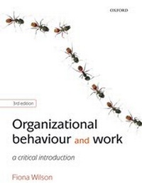 Enlarge image Cover: Organizational Behaviour and Work - Oxford University Press