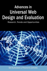 Enlarge image Cover: Advances in Universal Web Design and Evaluation - IGI Publishing