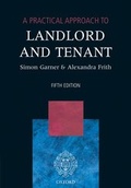 Cover: A Practical Approach to Landlord and Tenant - Oxford University Press