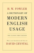 Cover: A Dictionary Of Modern English Usage - Oxford University Press
