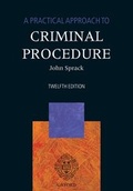 Cover: A Practical Approach to Criminal Procedure - Oxford University Press