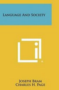 Enlarge image Cover: Language And Society - Literary Licensing, LLC