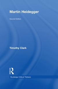 Enlarge image Cover: Martin Heidegger - Routledge
