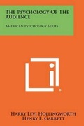 Cover: The Psychology Of The Audience - Literary Licensing, LLC