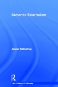 Cover: Semantic Externalism - Routledge