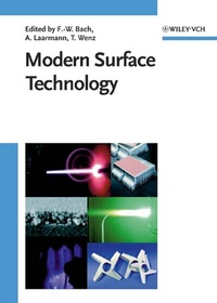 Enlarge image Cover: Modern Surface Technology - Wiley-VCH
