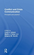 Cover: Conflict and Crisis Communication - Routledge