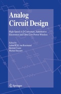 Cover: Analog Circuit Design - Springer