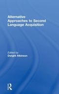 Cover: Alternative Approaches to Second Language Acquisition - Routledge