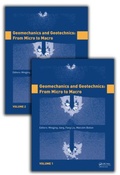 Cover: Geomechanics and Geotechnics: From Micro to Macro, Two Volume Set - CRC Press
