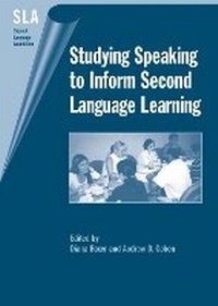 Enlarge image Cover: Studying Speaking to Inform Second Language Learning - Multilingual Matters
