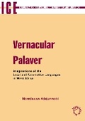Cover: Vernacular Palaver - Multilingual Matters