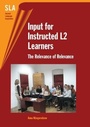 Cover: Input for Instructed L2 Learners - Multilingual Matters