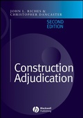 Abbildung von: Construction Adjudication - Wiley