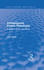 Cover: Contemporary French Philosophy (Routledge Revivals) - Routledge