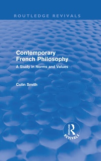 Enlarge image Cover: Contemporary French Philosophy (Routledge Revivals) - Routledge