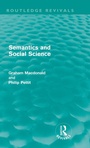 Cover: Semantics and Social Science - Routledge