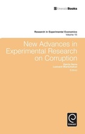 Cover: New Advances in Experimental Research on Corruption - Emerald Group Publishing Limited