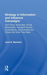 Enlarge image Cover: Strategy in Information and Influence Campaigns - Routledge