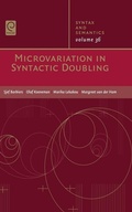 Cover: Microvariation in Syntactic Doubling - Emerald Group Publishing Limited