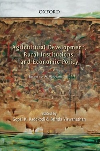 Enlarge image Cover: Agricultural Development, Rural Institutions, and Economic Policy - OUP India
