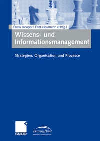 Enlarge image Cover: Wissens- und Informationsmanagement - Springer Gabler