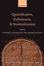 Cover: Quantification, Definiteness, and Nominalization - Oxford University Press