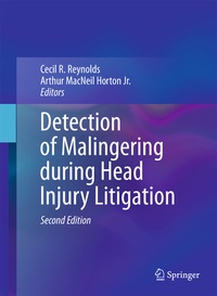 Abbildung von: Detection of Malingering during Head Injury Litigation - Springer